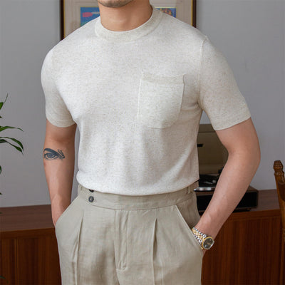 Old Money knit linen blend T-shirt