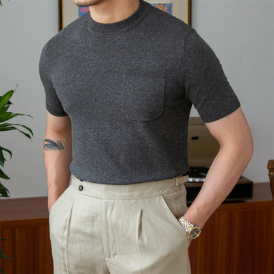 Old Money knit linen blend T-shirt