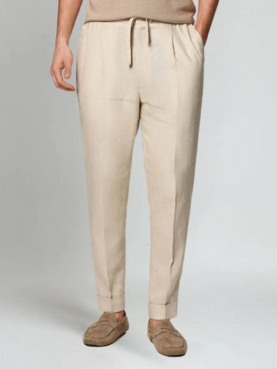 Seaside linen pants – Beige