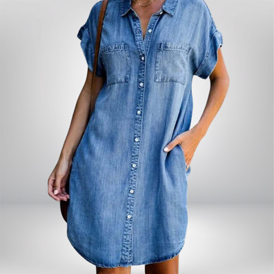 Carina - Casual Denim Dress