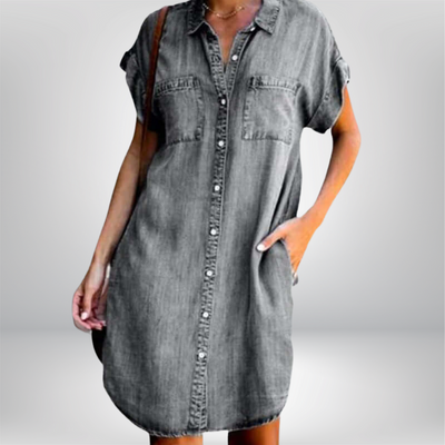 Carina - Casual Denim Dress