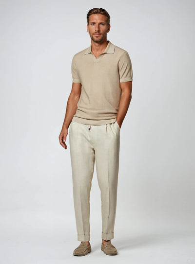 Seaside linen pants – Beige