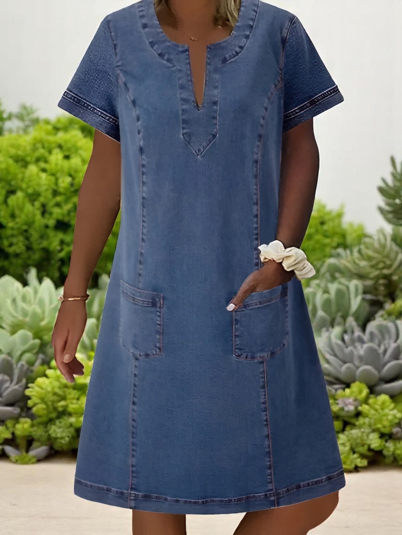 Josefin - Soft denim dress