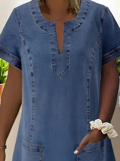 Josefin - Soft denim dress