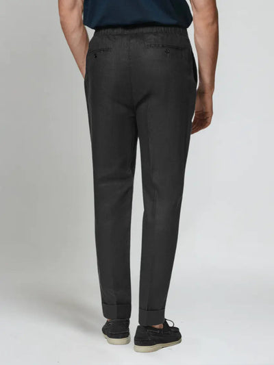 Seaside linen pants – Black