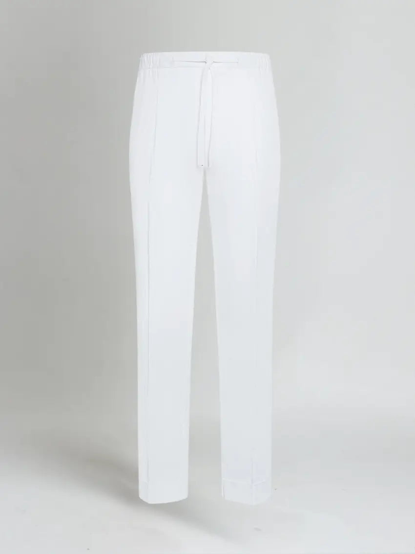 Beach Linen Pants – White