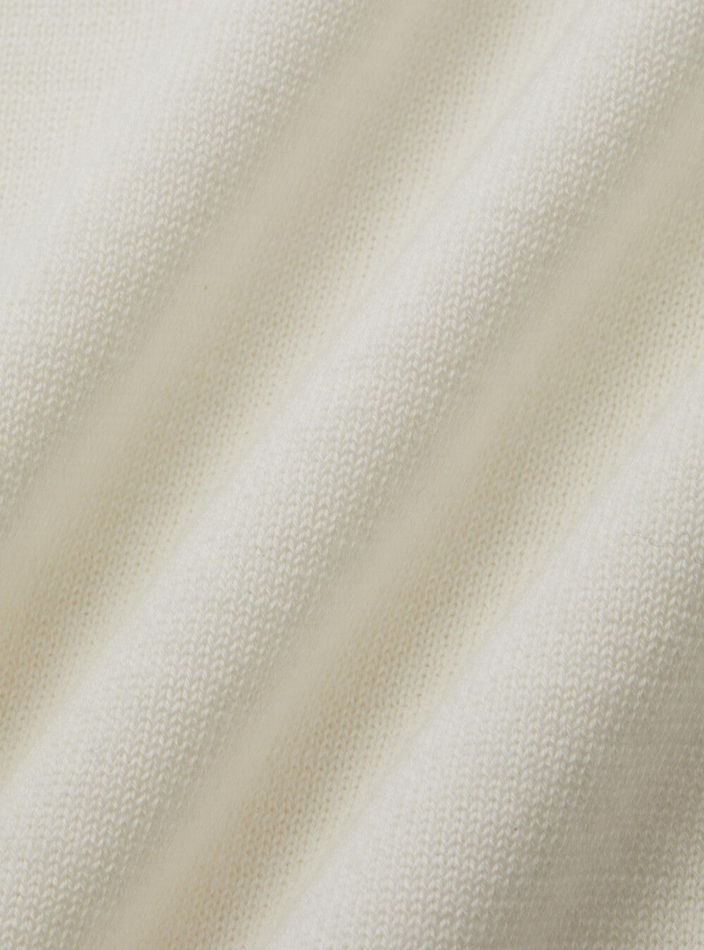 Buttonless polo shirt – White