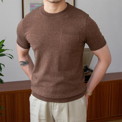 Old Money knit linen blend T-shirt