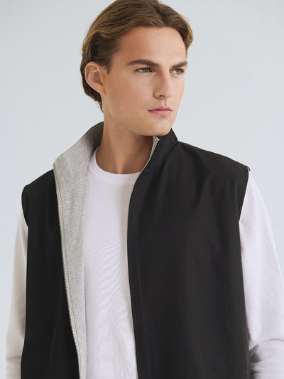 Lightweight 2-in-1 Vest – Black