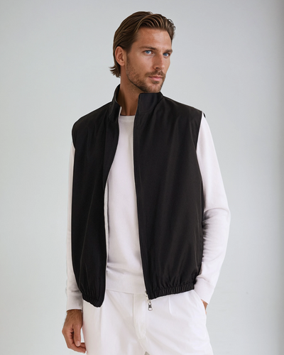 Lightweight 2-in-1 Vest – Black